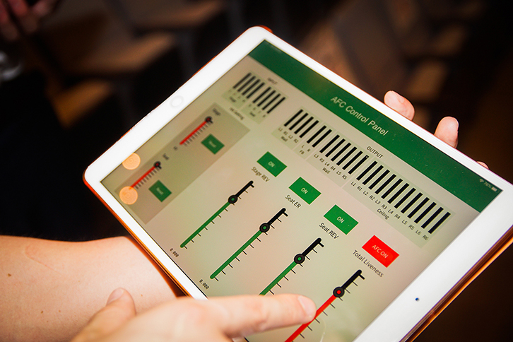 「AFC4」をWi-Fi経由でコントロールできるiPad用アプリ
