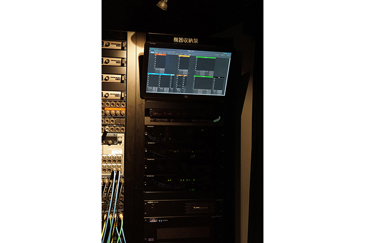 HYFAXデータロガーシステム「DL3システム」によりスピーカーラインレベルを監視