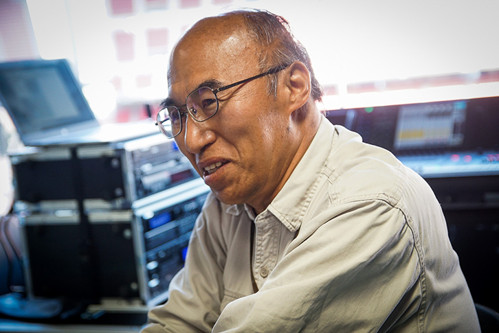 「豊田スタジアム」 音響オペレーター HOR 堀 正弘 氏