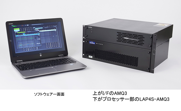 写真5 サウンドプロセッサーの「HYFAX AMQ3」。プロセッサー本体の「LAP4S-AMQ3」とI/Fの「AMQ3」で構成されている