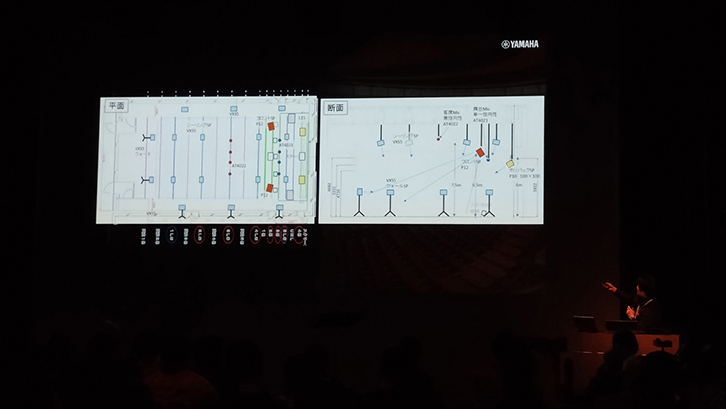 会場の機器仕込み状況