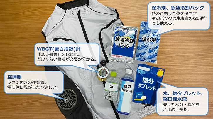 一例として、当社の工事中に役立っているアイテムをご紹介します。