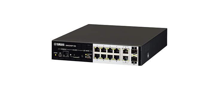 ヤマハ インテリジェントL2 PoEスイッチ「SWX2310P-10G」
