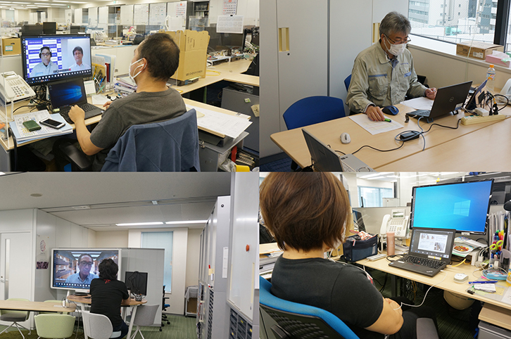 参加者の様子（社内）