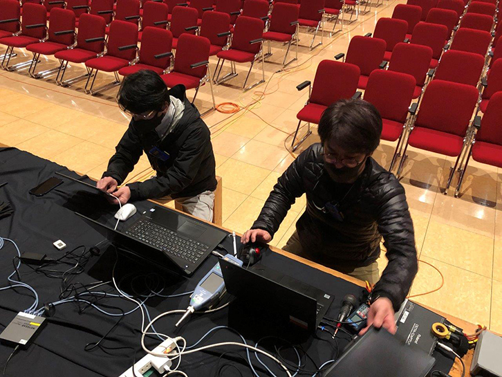 緊急特別企画 #2　実施レポート　音響調整・測定サポート